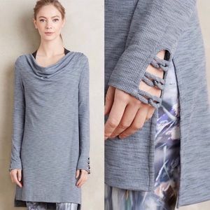 Anthropologie Pure + Good Cowled Jersey Tunic - XS